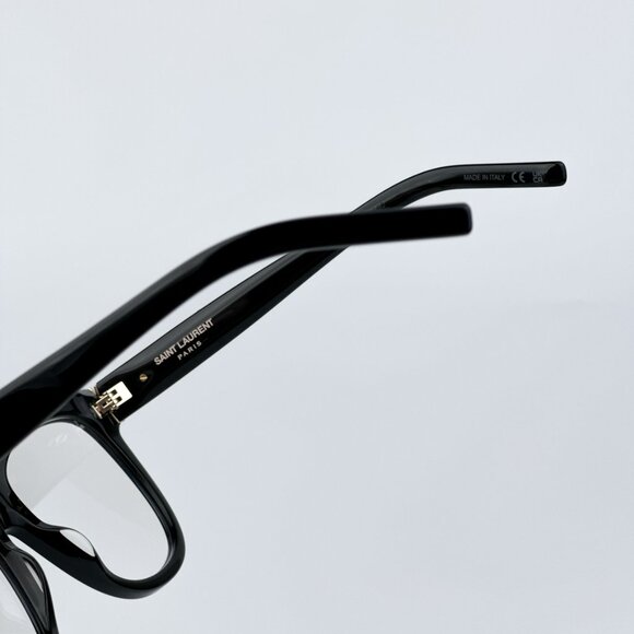 Saint Laurent SLM97 001 BRAND NEW Eyeglasses Black Square Women - Picture 11 of 13